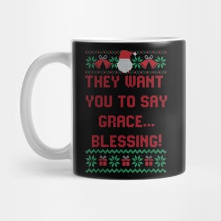 Grace Say Blessing Mug